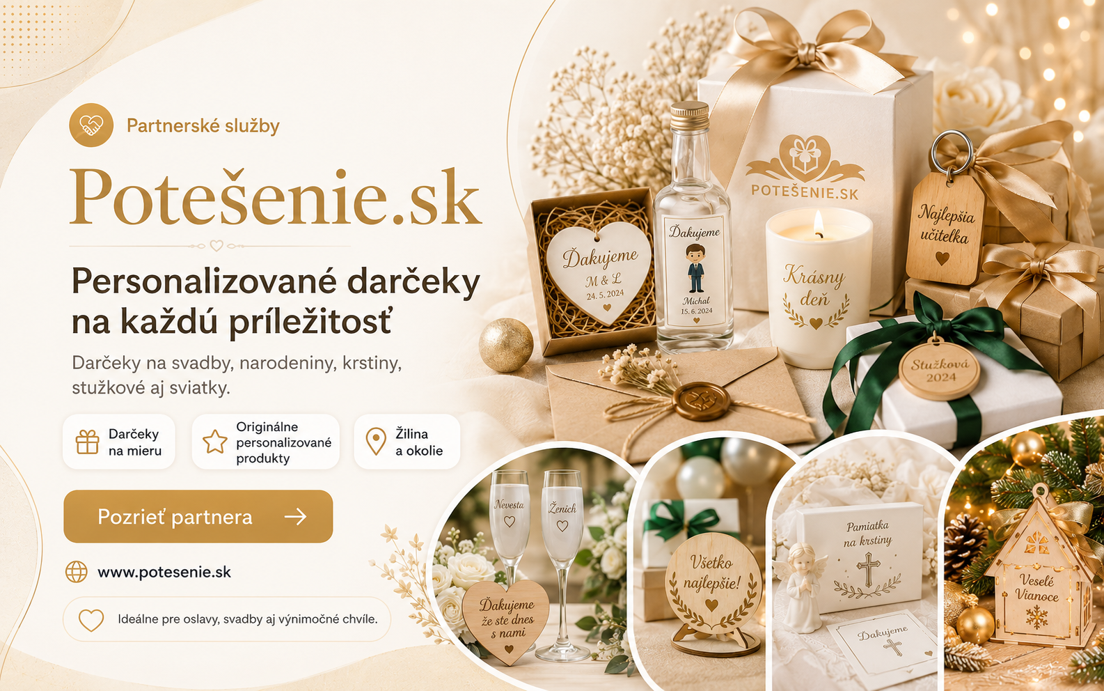 Personalizované darčeky a darčekové boxy