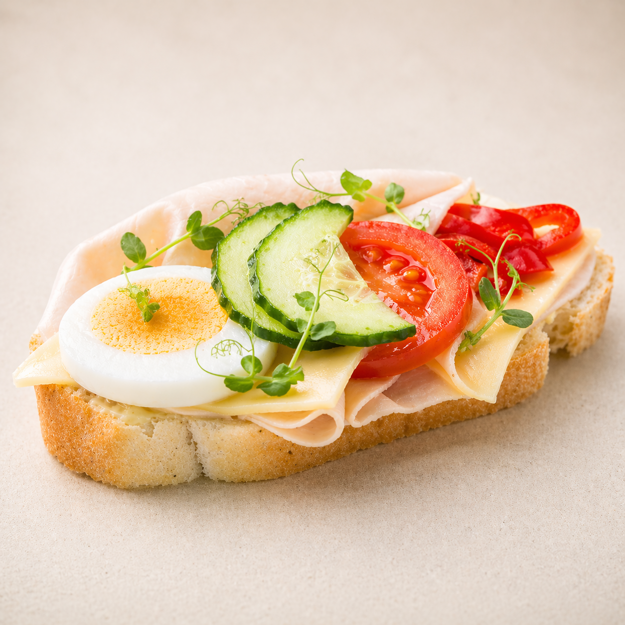 Obložený kurací chlebík