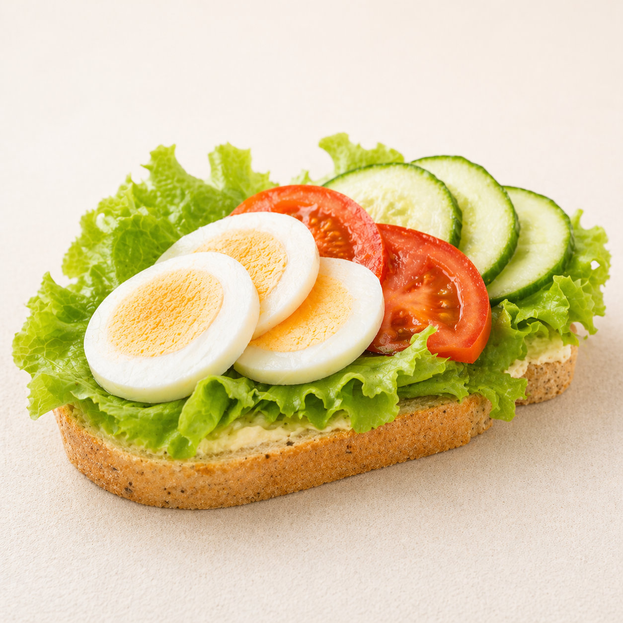 Obložený zeleninový chlebík