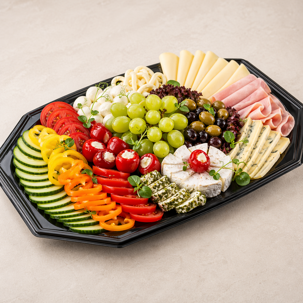 Obložená misa – Kombinovaná so syrom a zeleninou