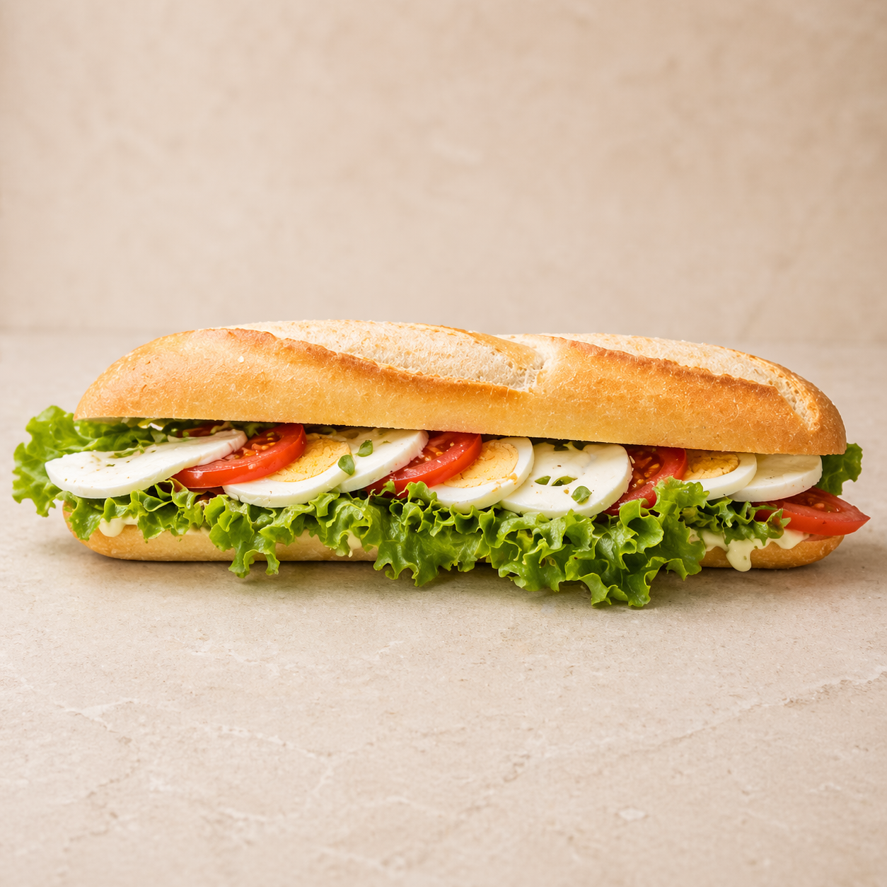 Bageta mozzarella caprese