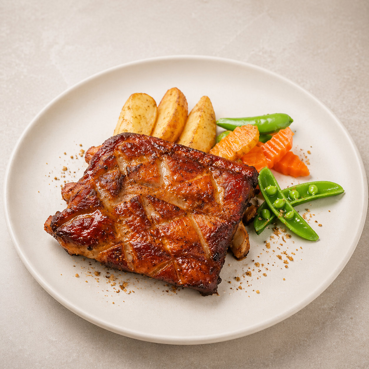 Marinované bravčové rebierka